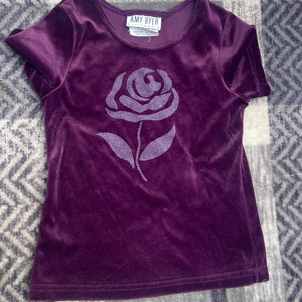Kids size 8-10 purple shirt